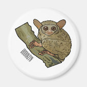 Afbeelding van Tarsier cartoon Magneet (Voorkant)