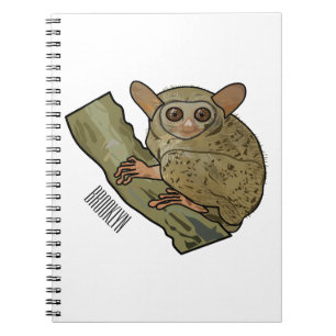 Afbeelding van Tarsier cartoon Notitieboek