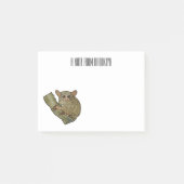 Afbeelding van Tarsier cartoon Post-it® Notes (Voorkant)