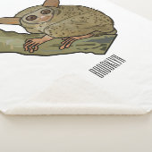 Afbeelding van Tarsier cartoon Sherpa Deken (3/4)