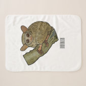Afbeelding van Tarsier cartoon Sherpa Deken (Voorkant (horizontaal))