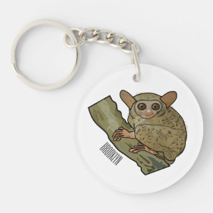Afbeelding van Tarsier cartoon Sleutelhanger
