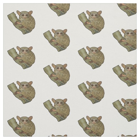 Afbeelding van Tarsier cartoon Stof (Swatch)