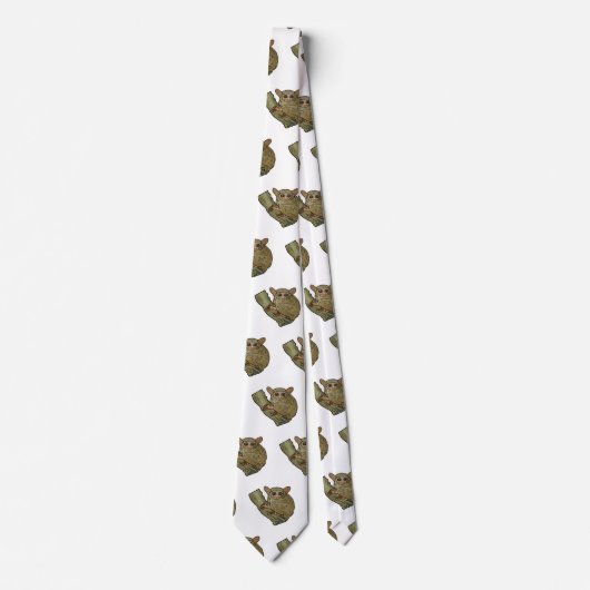 Afbeelding van Tarsier cartoon Stropdas (Voorkant)