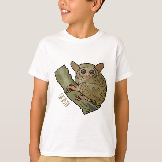 Afbeelding van Tarsier cartoon T-shirt (Voorkant)