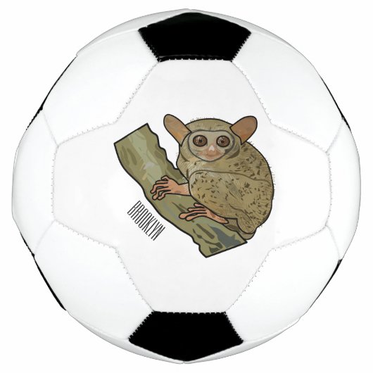 Afbeelding van Tarsier cartoon Voetbal (Voorkant)