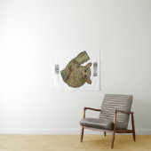 Afbeelding van Tarsier cartoon Wandkleed (In Situ (horizontaal))