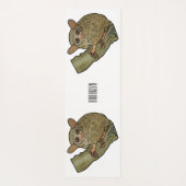 Afbeelding van Tarsier cartoon Yogamat (Achterkant)