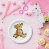 Afbeelding van Teddy Bear voor Borden van papier Papieren Bordje (Feest)