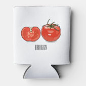 Afbeelding van tomatencartoon blikjeskoeler (Voorkant)