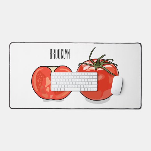 Afbeelding van tomatencartoon bureaumat (Keyboard & Muis)