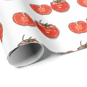 Afbeelding van tomatencartoon cadeaupapier (Rol Hoek)