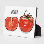 Afbeelding van tomatencartoon fotoplaat (Zijkant)