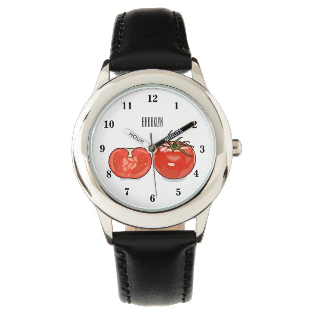 Afbeelding van tomatencartoon horloge (Voorkant)