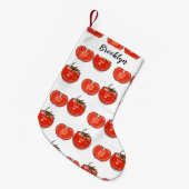 Afbeelding van tomatencartoon kleine kerstsok (Voorkant (Hangend))