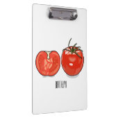 Afbeelding van tomatencartoon klembord (Rechts)