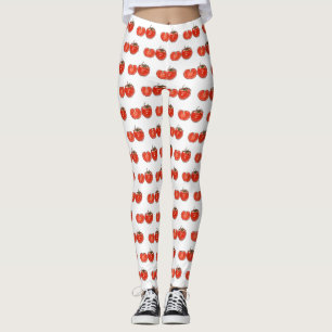 Afbeelding van tomatencartoon leggings