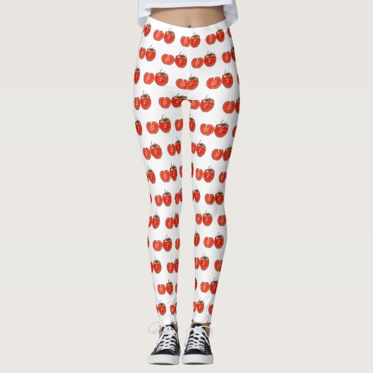 Afbeelding van tomatencartoon leggings (Voorkant)