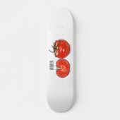 Afbeelding van tomatencartoon persoonlijk skateboard (Voorkant)