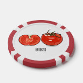 Afbeelding van tomatencartoon poker chips (Enkel)