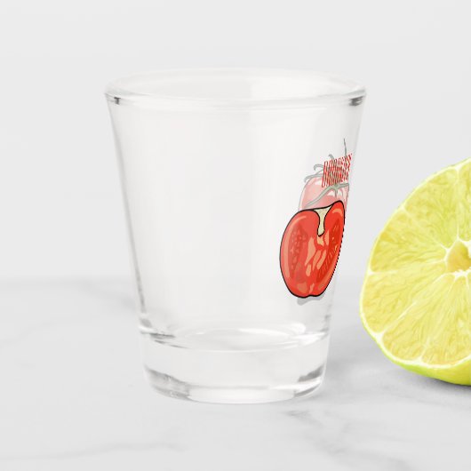 Afbeelding van tomatencartoon shot glas (Links)