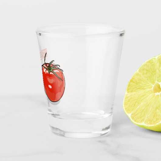 Afbeelding van tomatencartoon shot glas (Rechts)