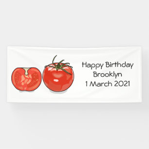 Afbeelding van tomatencartoon spandoek