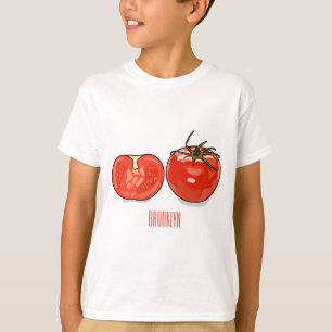 Afbeelding van tomatencartoon t-shirt