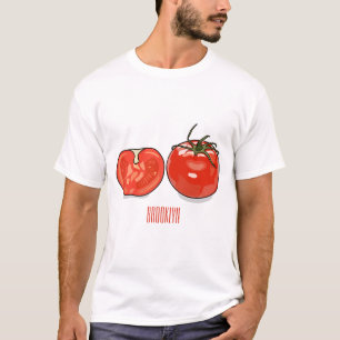 Afbeelding van tomatencartoon t-shirt