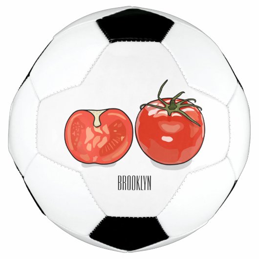 Afbeelding van tomatencartoon voetbal (Voorkant)