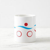 Afbeelding van triatlon coole logo koffiemok (Center)