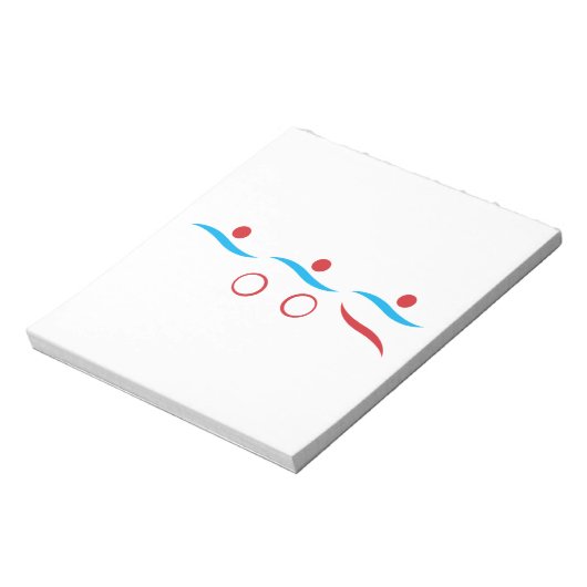 Afbeelding van triatlon coole logo notitieblok (Linkerzijde)