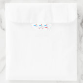 Afbeelding van triatlon coole logo ster sticker (Tas)