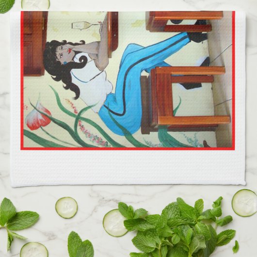 Afbeelding van Trinidad en Tobago Theedoek (Gevouwen)