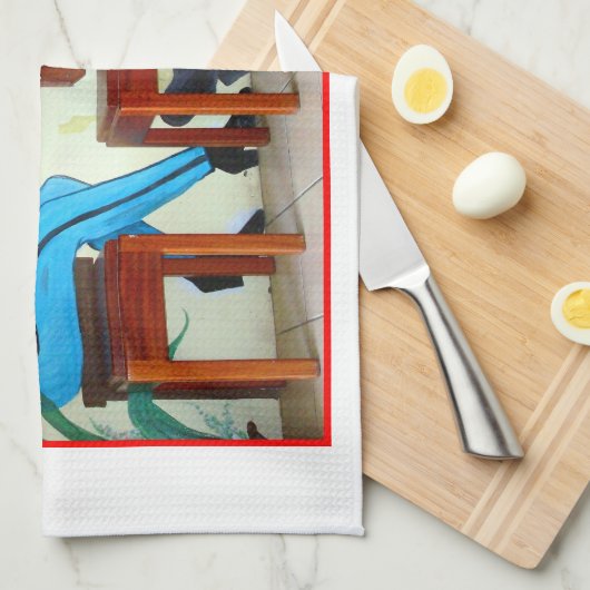 Afbeelding van Trinidad en Tobago Theedoek (Quarter Fold)