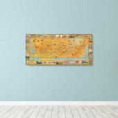 Afbeelding van US Airways Canvas Afdruk (Insitu (Houten vloer))