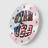 Afbeelding van Utah en de Amerikaanse vlag Grote Klok (Hoek)