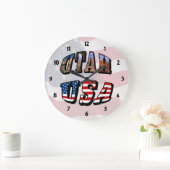 Afbeelding van Utah en de Amerikaanse vlag Grote Klok (Huis)