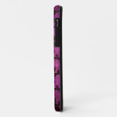 Afbeelding van versleten olifantsilhouetten, paars Case-Mate iPhone case (Achterkant/links)