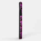 Afbeelding van versleten olifantsilhouetten, paars Case-Mate iPhone case (Achterkant/rechts)