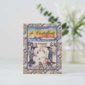 Afbeelding van Vintage, Champagne de Castellane Briefkaart (Staand voorkant)