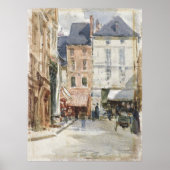 Afbeelding van vintage straat afdrukbaar  poster (Voorkant)