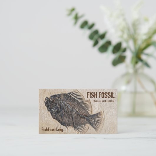 Afbeelding van visFossil Visitekaartje (Staand voorkant)
