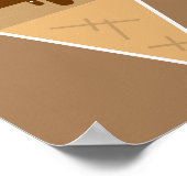 afbeelding van vlakke clipart ijs poster (Hoek)