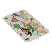 afbeelding van vlinders op bessen magneet (Rechterzijde)