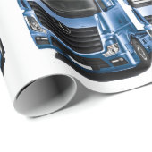 Afbeelding van vrachtwagen voor matte-omlooppapier cadeaupapier (Rol Hoek)