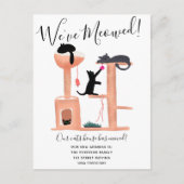 Afbeelding van vun kattenhuis: bewegende aankondig aankondigingskaart (Voorkant)