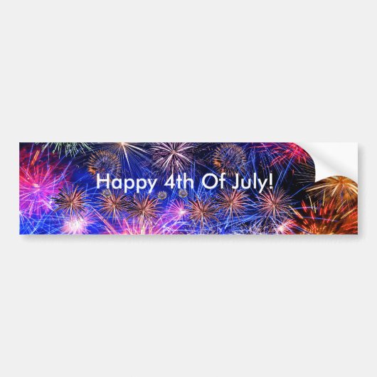 Afbeelding van vuurwerk voor Bumpersticker (Voorkant)