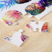 afbeelding van waterverf en nebula ananassen legpuzzel (Zijkant)