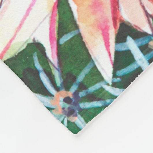 Afbeelding van waterverf met succes fleece deken (Hoek)